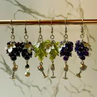 Dionysus Grape and Chalice Earrings 