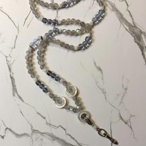 Labradorite and Blue Topaz Arianrhod Prayer Beads