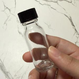 CLEARANCE: 15ml Boston Round Clear Bottles 5 Count