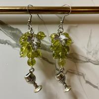 Dionysus Grape and Chalice Earrings 