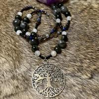 Yggdrasil: 9 Realms Beaded Strand Necklace 