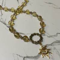 Apollo Citrine and Sunstone Necklace