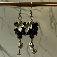 Dionysus Grape and Chalice Earrings 