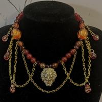 Red Lady: Sekhmet Necklace