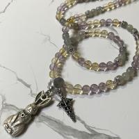 Ametrine and Labradorite Hermes Prayer Beads