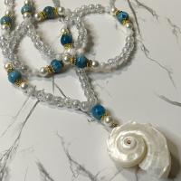 Angel Aura and Apatite Aphrodite Prayer Beads