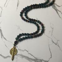 Bloodstone and Garnet Tyr Prayer Beads