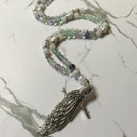 Fluorite and Pearl Hera Prayer Beads