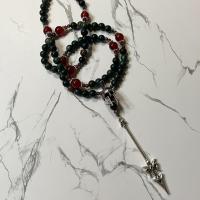 Bloodstone and Carnelian Ares Prayer Beads
