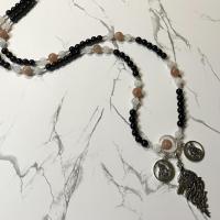Onyx Fenrir, Skoll and Hati Prayer Beads