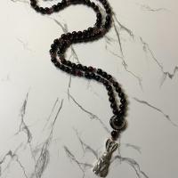 Garnet and Obsidian Andraste Prayer Beads