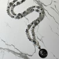 Phantom Quartz and Labradorite Melinoe Prayer Beads