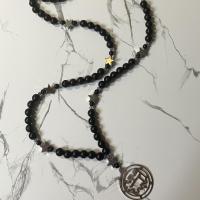 Obsidian and Hematite Stolas Prayer Beads