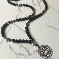 Obsidian and Hematite Stolas Prayer Beads