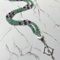 Aventurine and Amethyst Artemis Prayer Beads