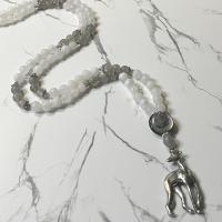 Moonstone and Labradorite Cerridwen Prayer Beads