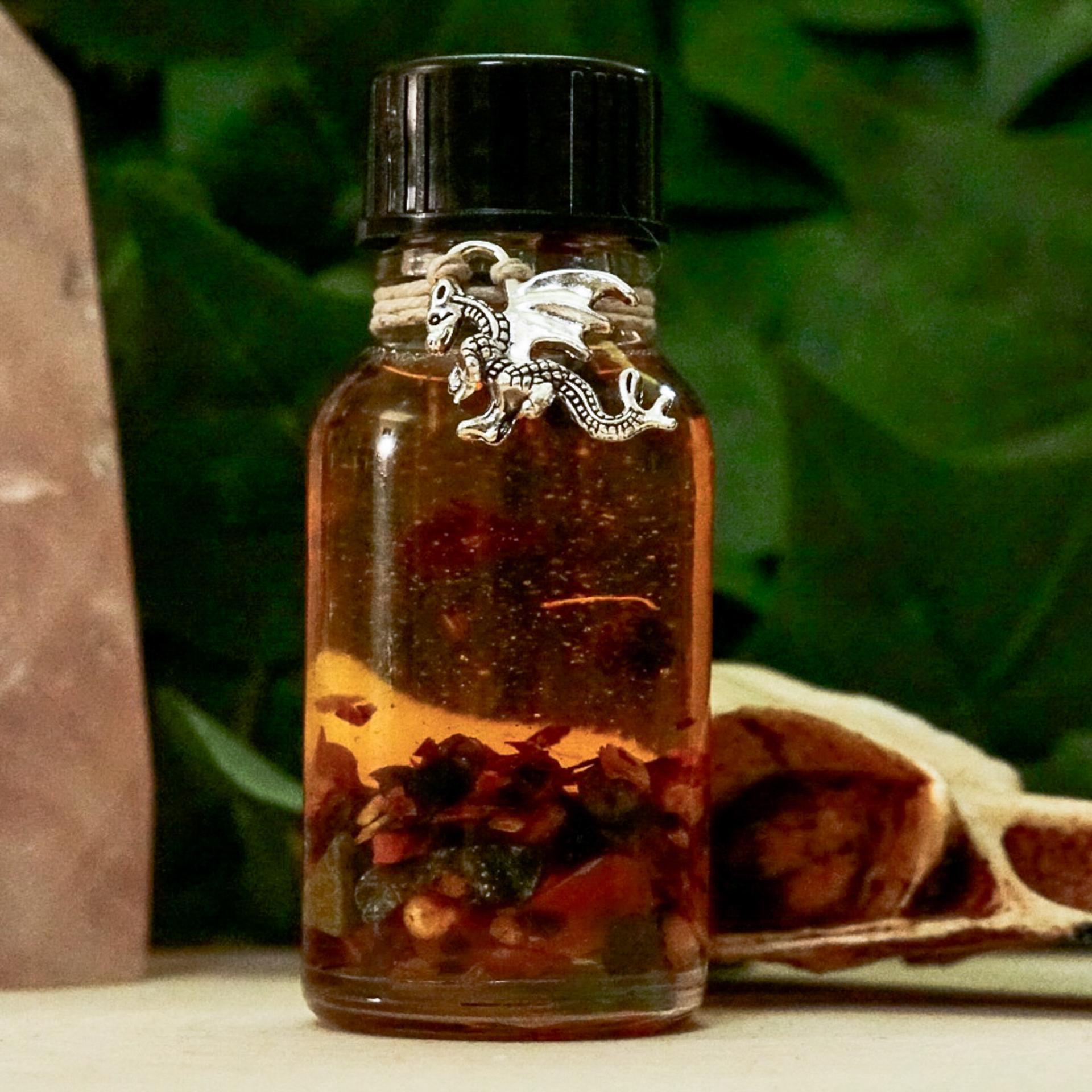 DRAGONS FIRE™ Ritual Oil Protection, Banishing, Purification, Repel Negativity, Dragon Magic