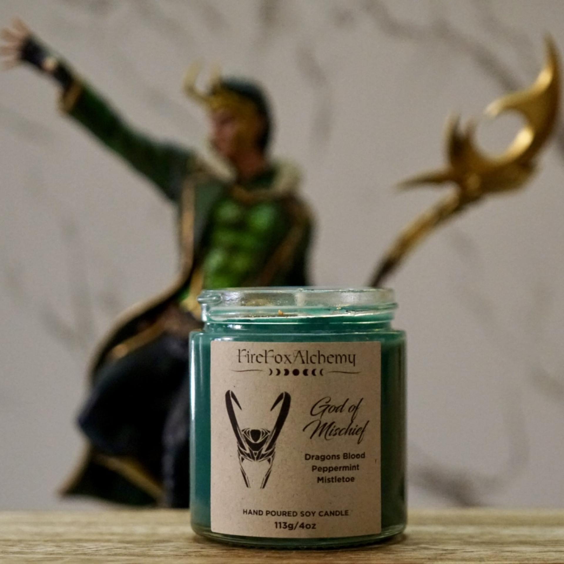 God of Mischief Fandom Candle