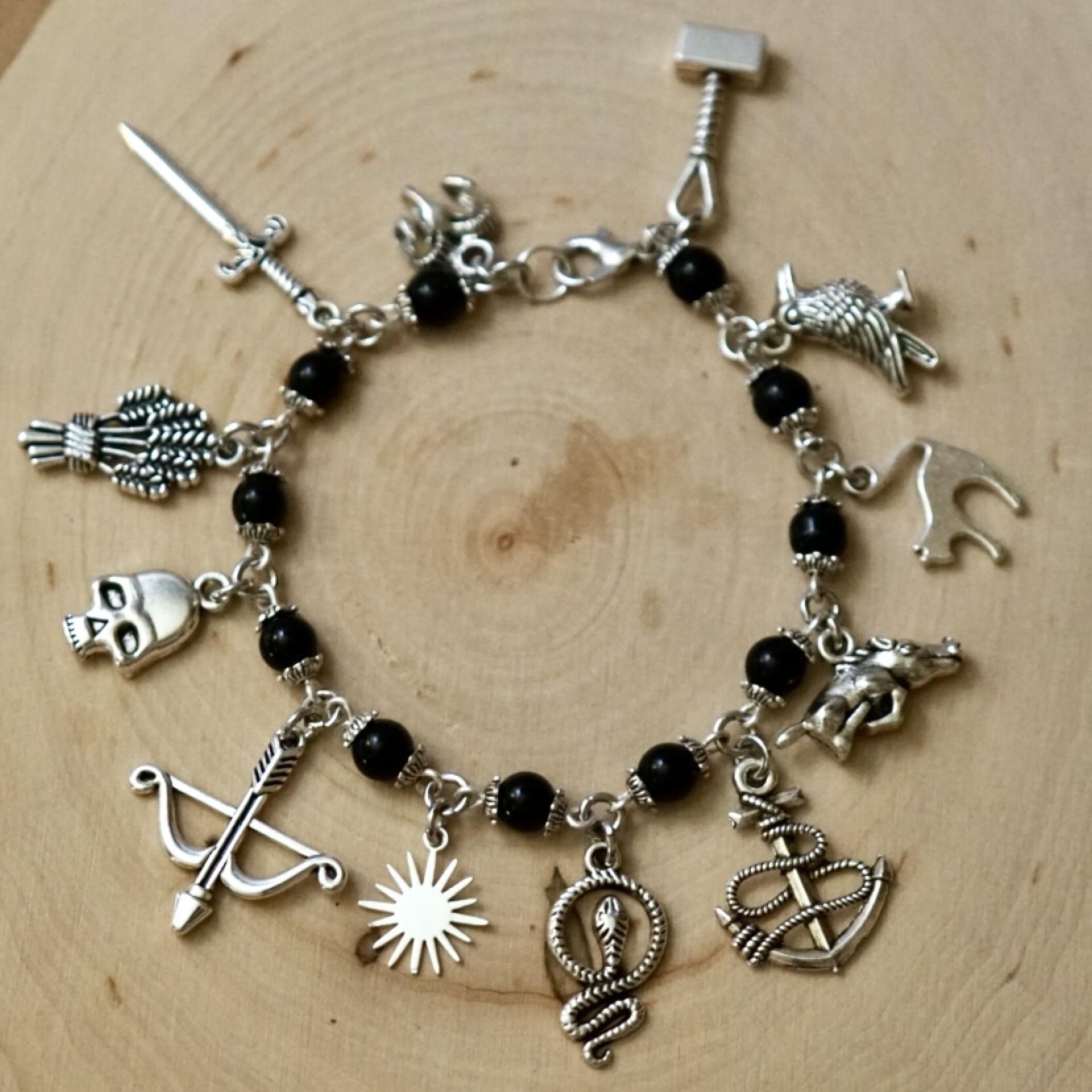 Deluxe Norse Gods Pantheon Charm Bracelet 