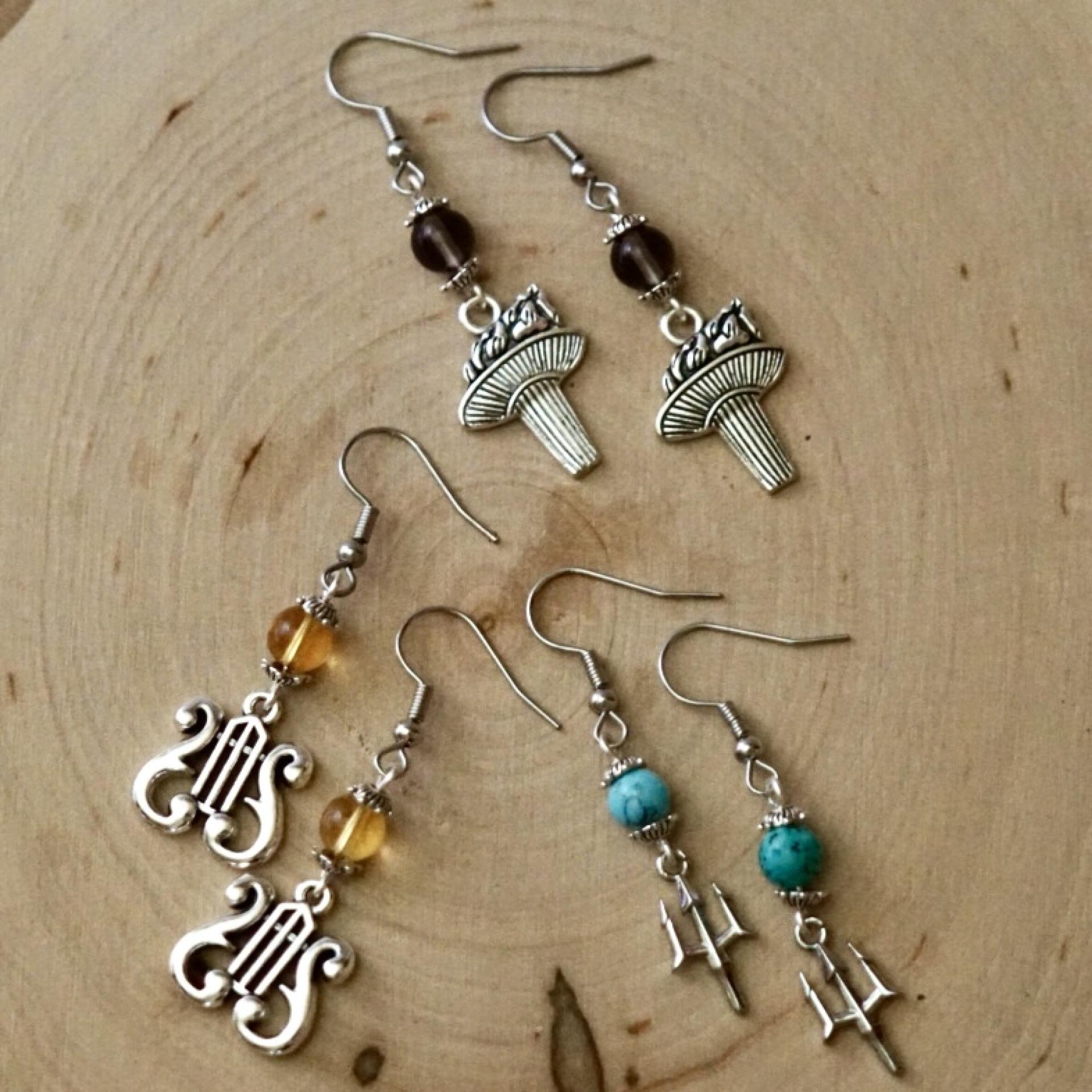 Greek Gods Simple Earrings 