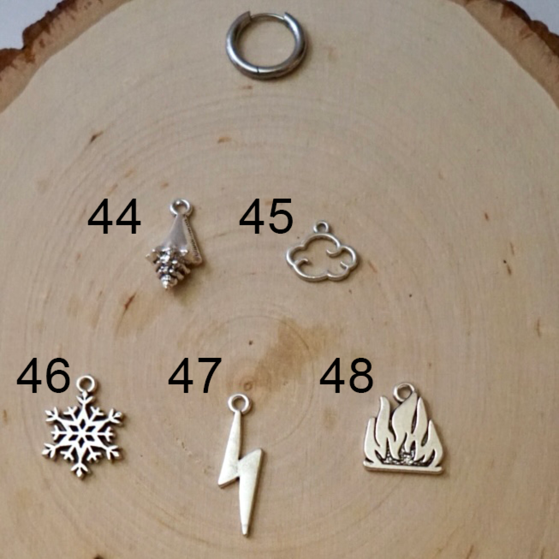 Create Your Own Deity Charm Earrings
