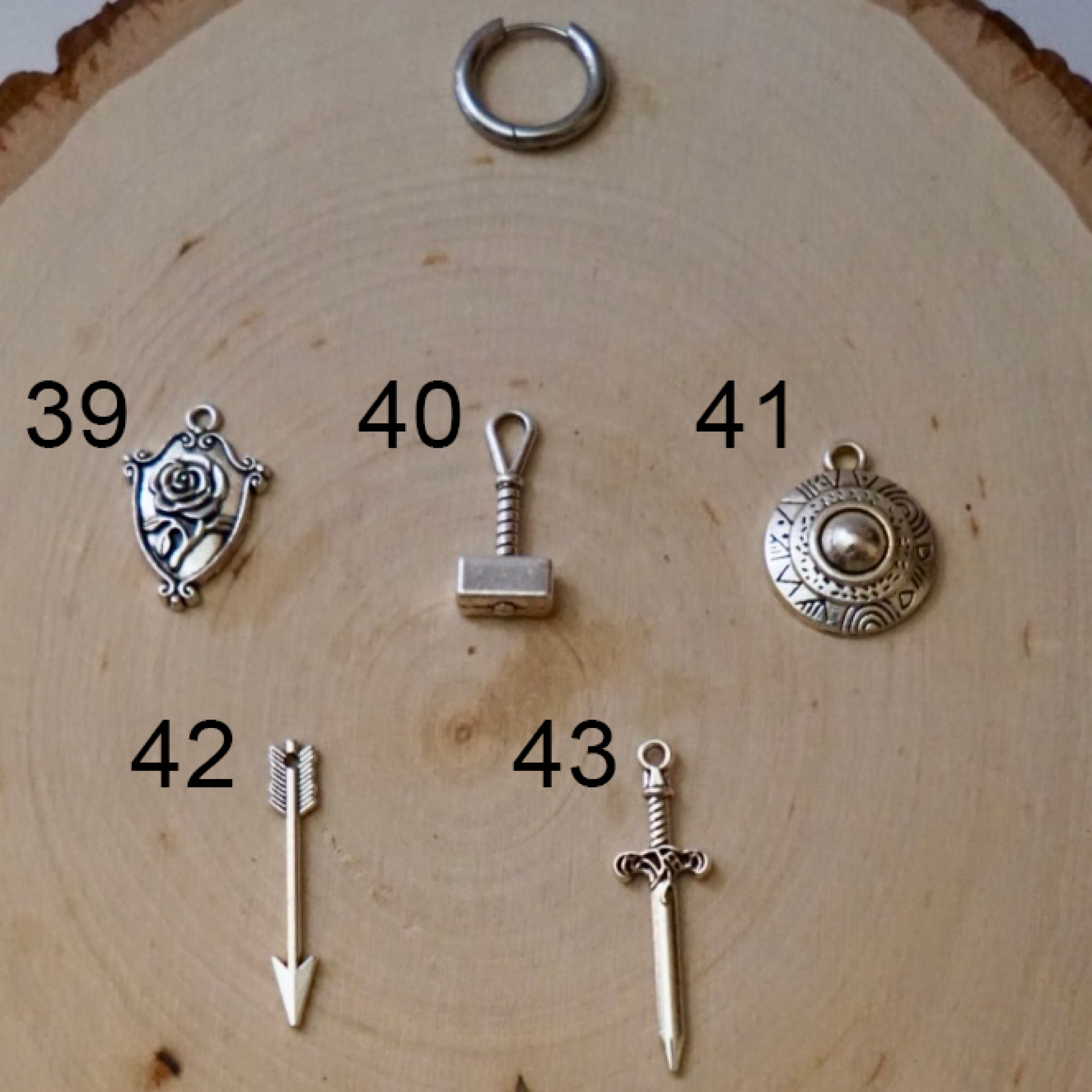 Create Your Own Deity Charm Earrings