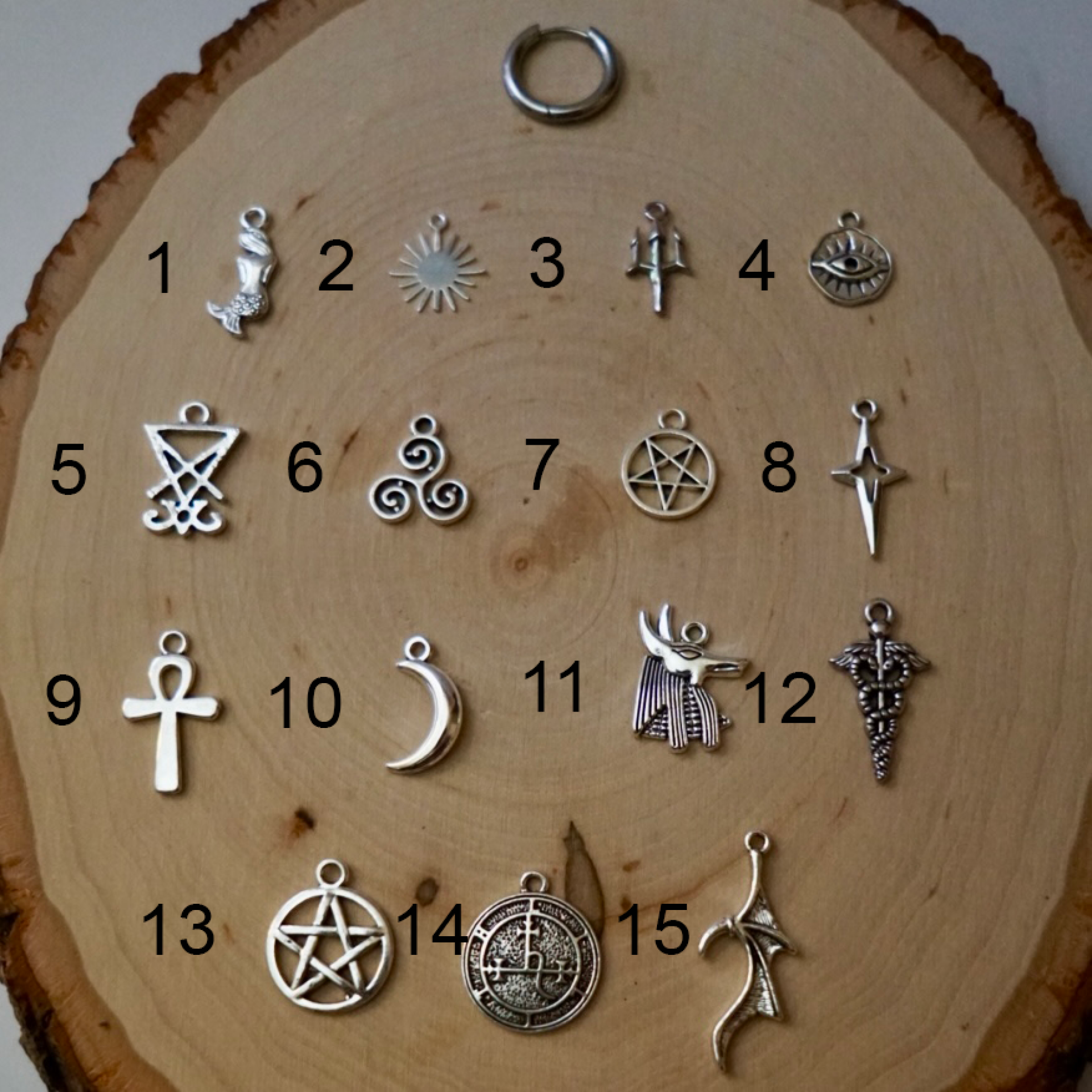 Create Your Own Deity Charm Earrings