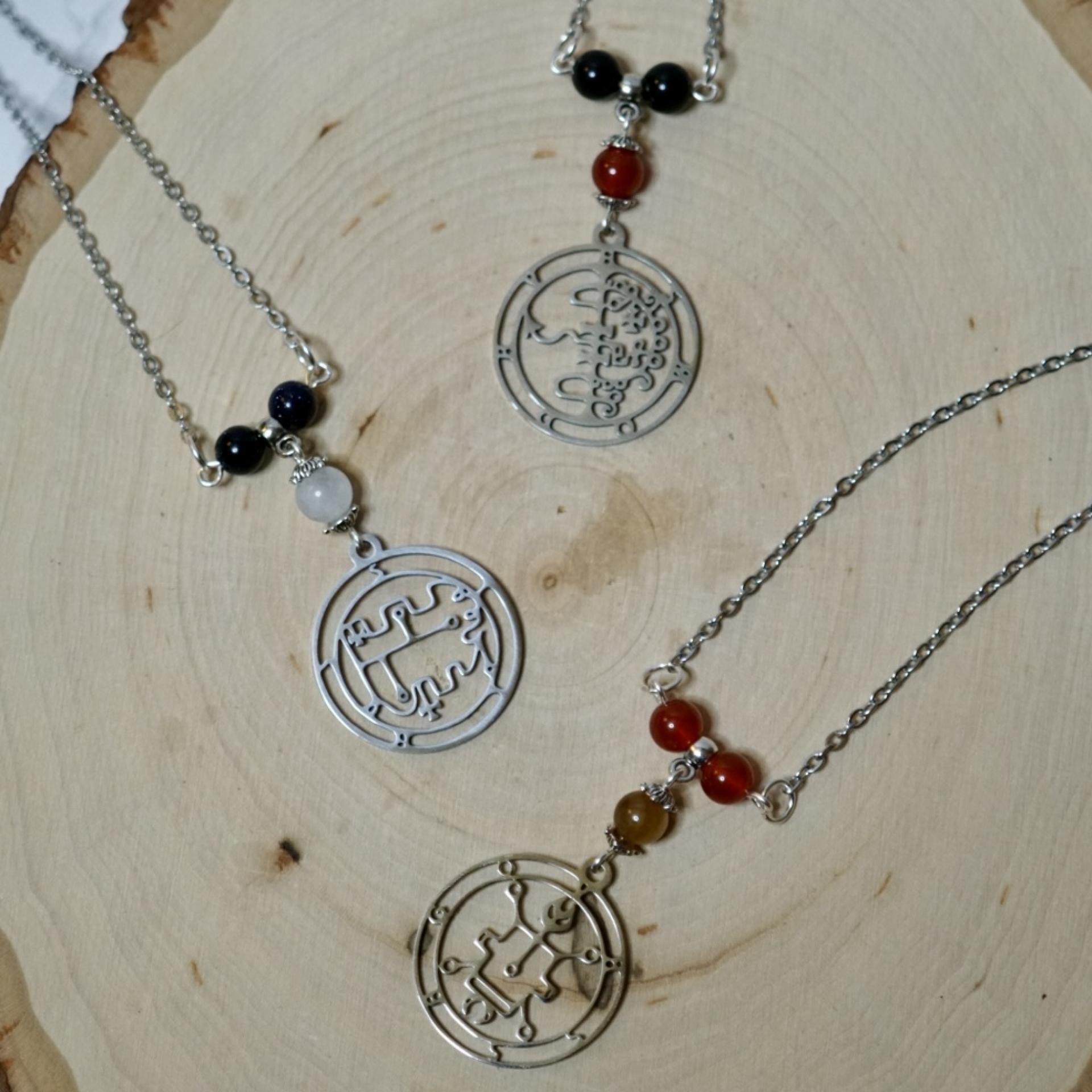 Angels and Infernals 3 Beaded Necklaces