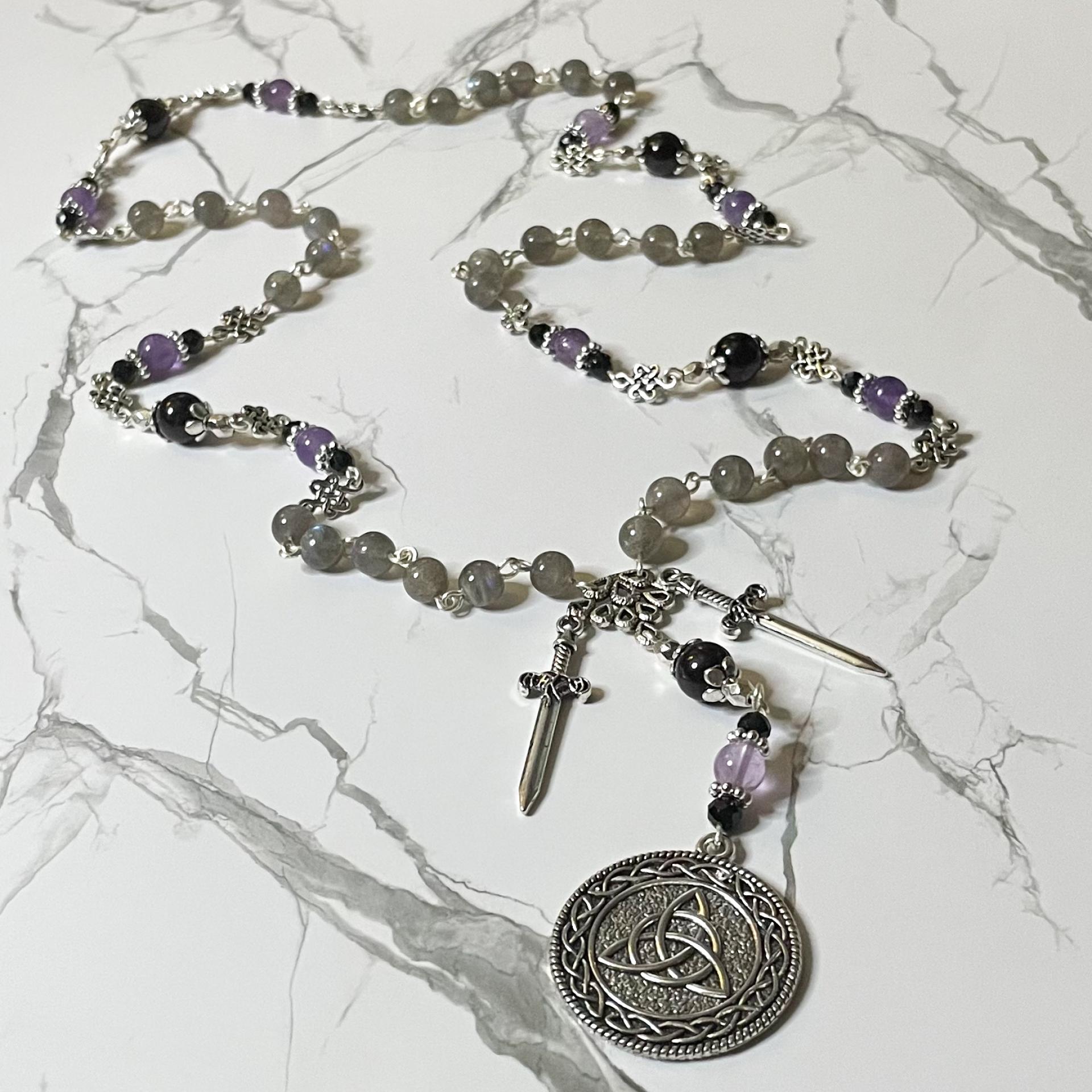 Chainlink Prayer Beads for The Morrigan
