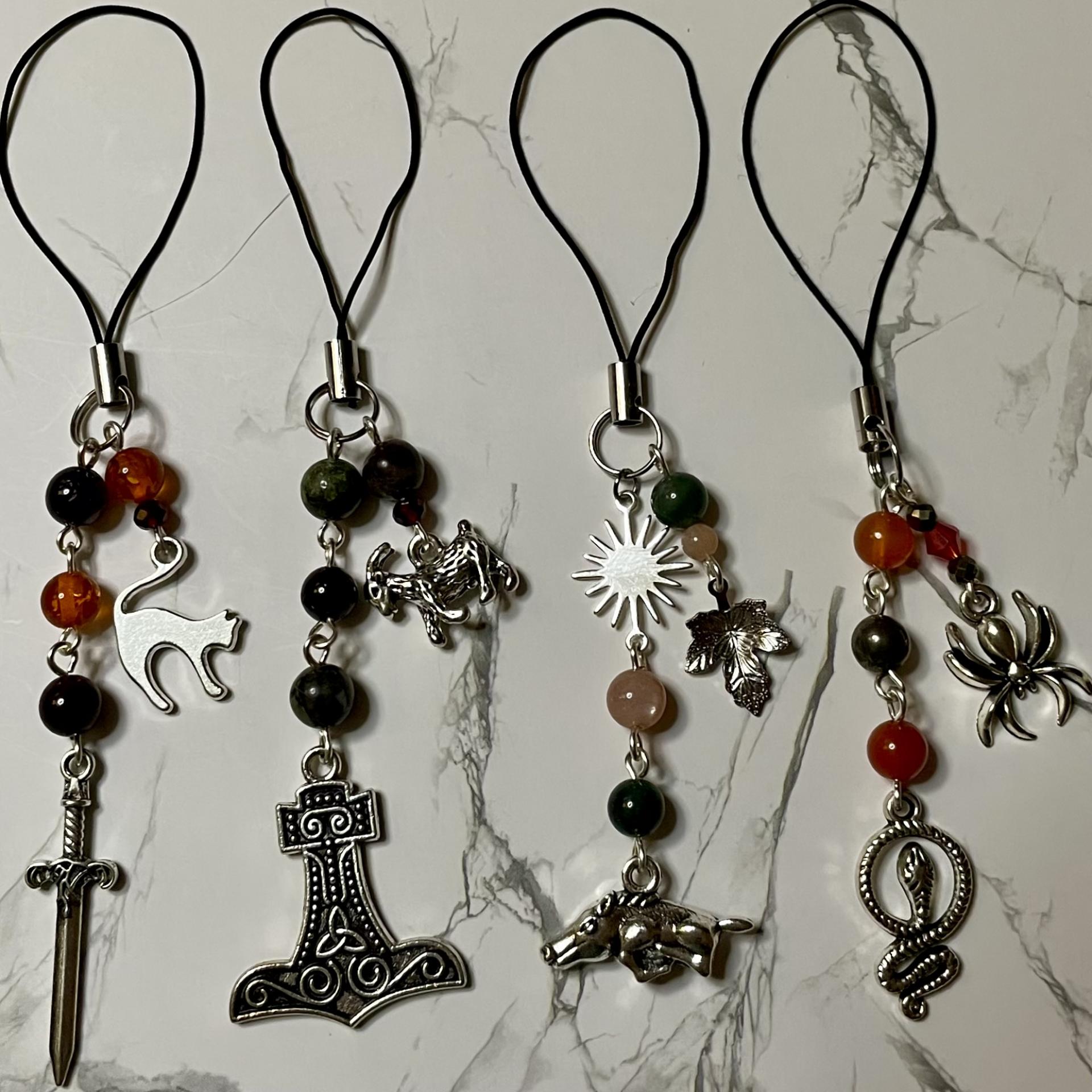 Norse Gods Phone/Bag Charms