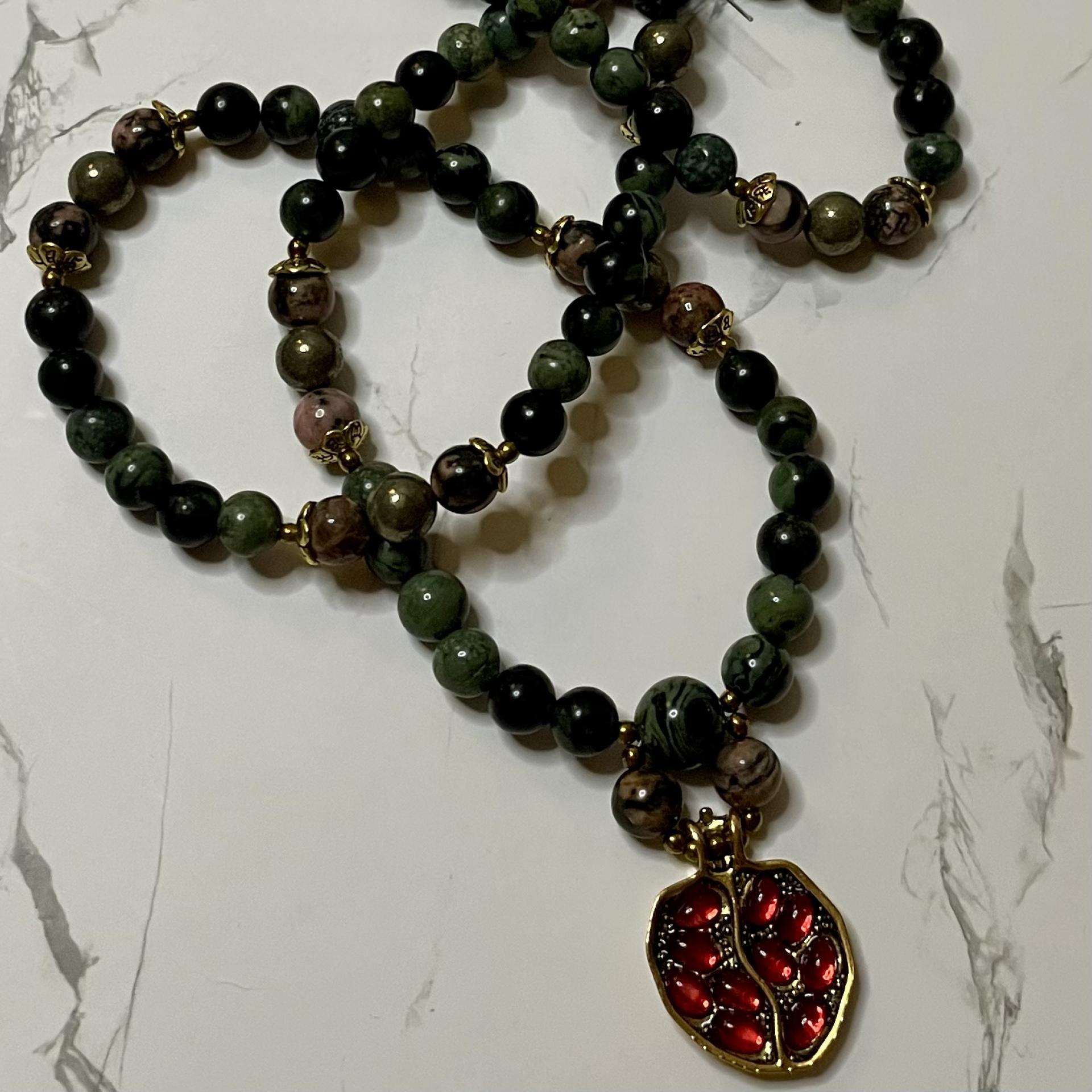 Prayer Beads for Hades and Persephone 
