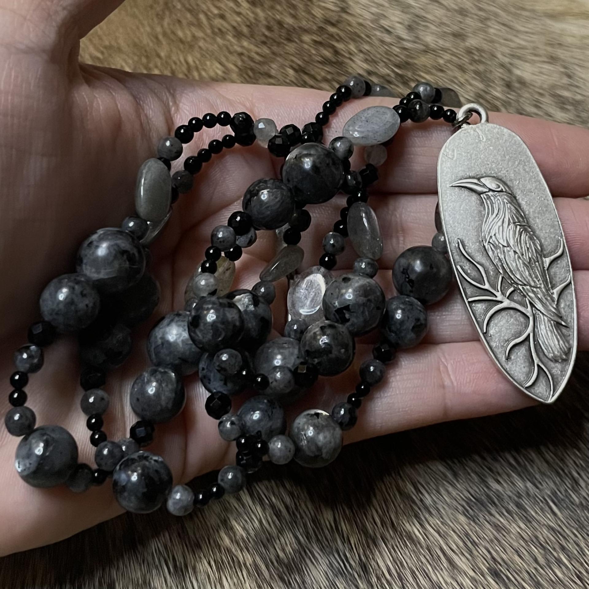 Phantom Queen: Devotional Necklace for The Morrigan 