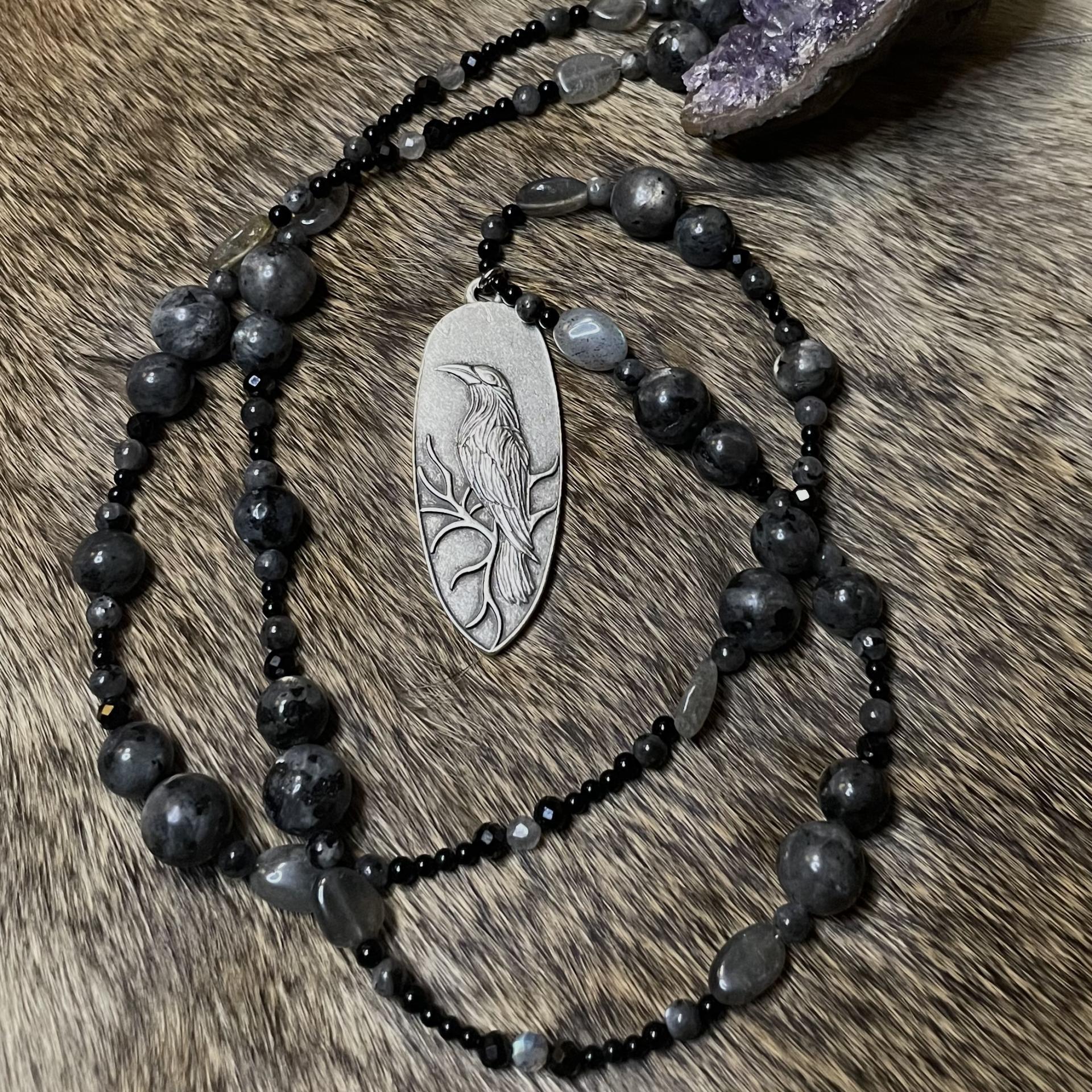 Phantom Queen: Devotional Necklace for The Morrigan 