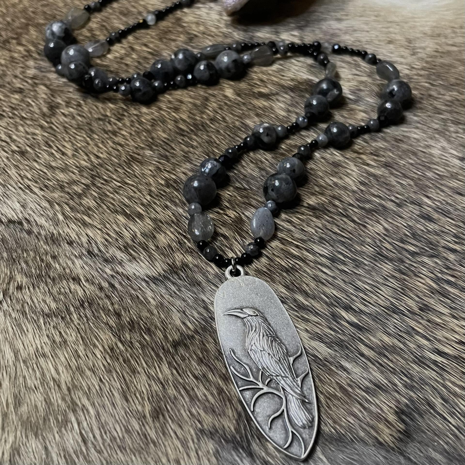 Phantom Queen: Devotional Necklace for The Morrigan 