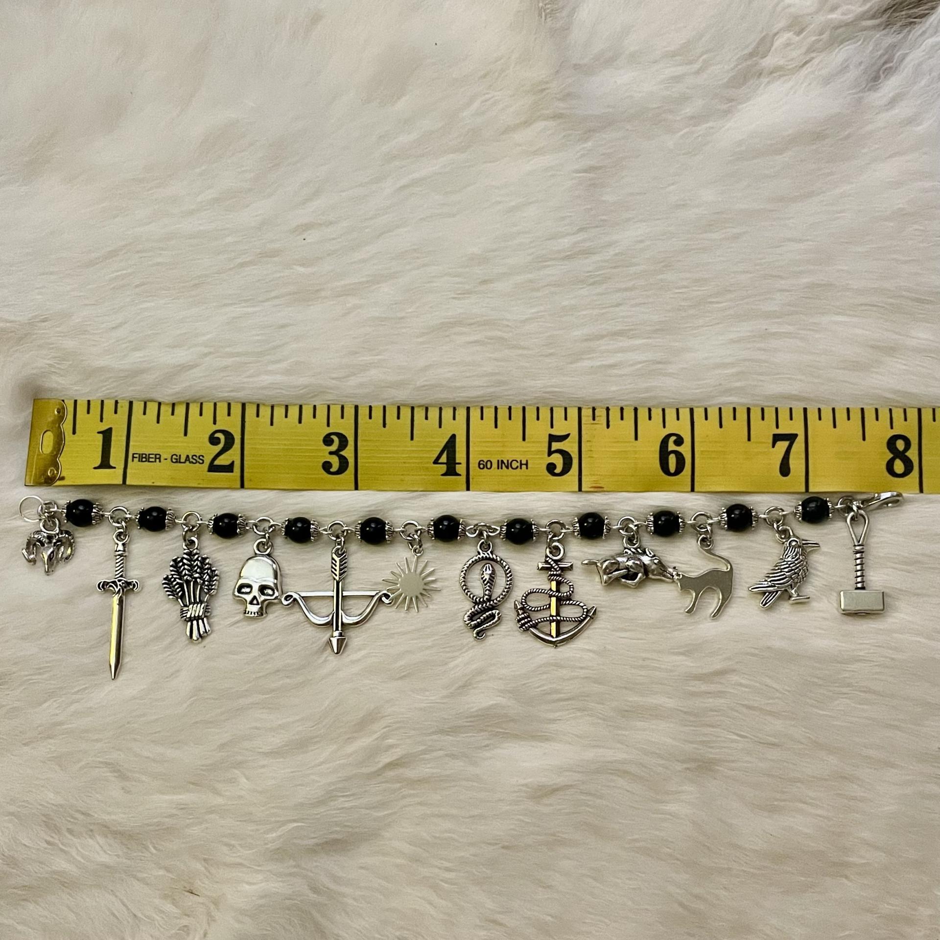 Deluxe Norse Gods Pantheon Charm Bracelet 