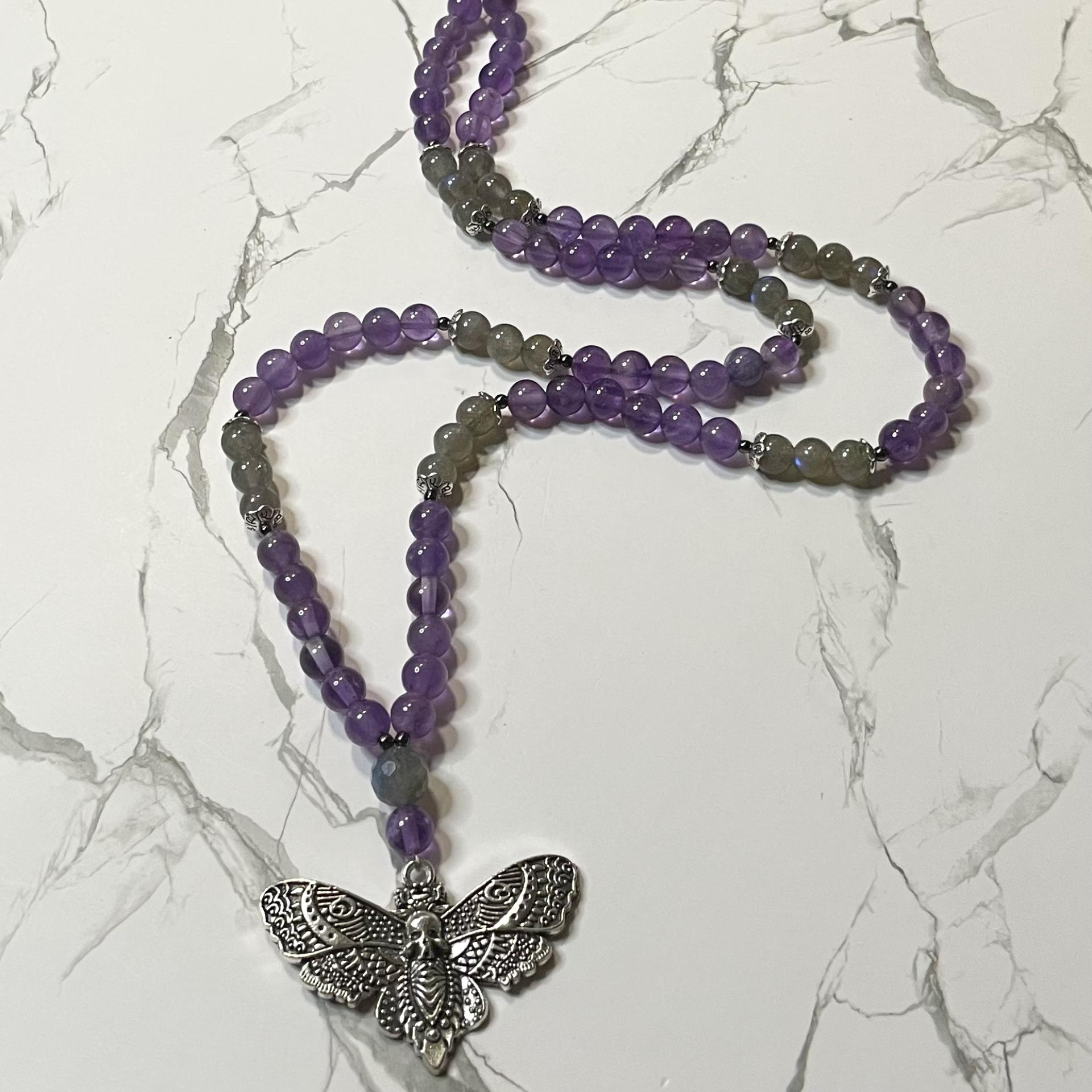 Amethyst and Labradorite Morpheus Prayer Beads
