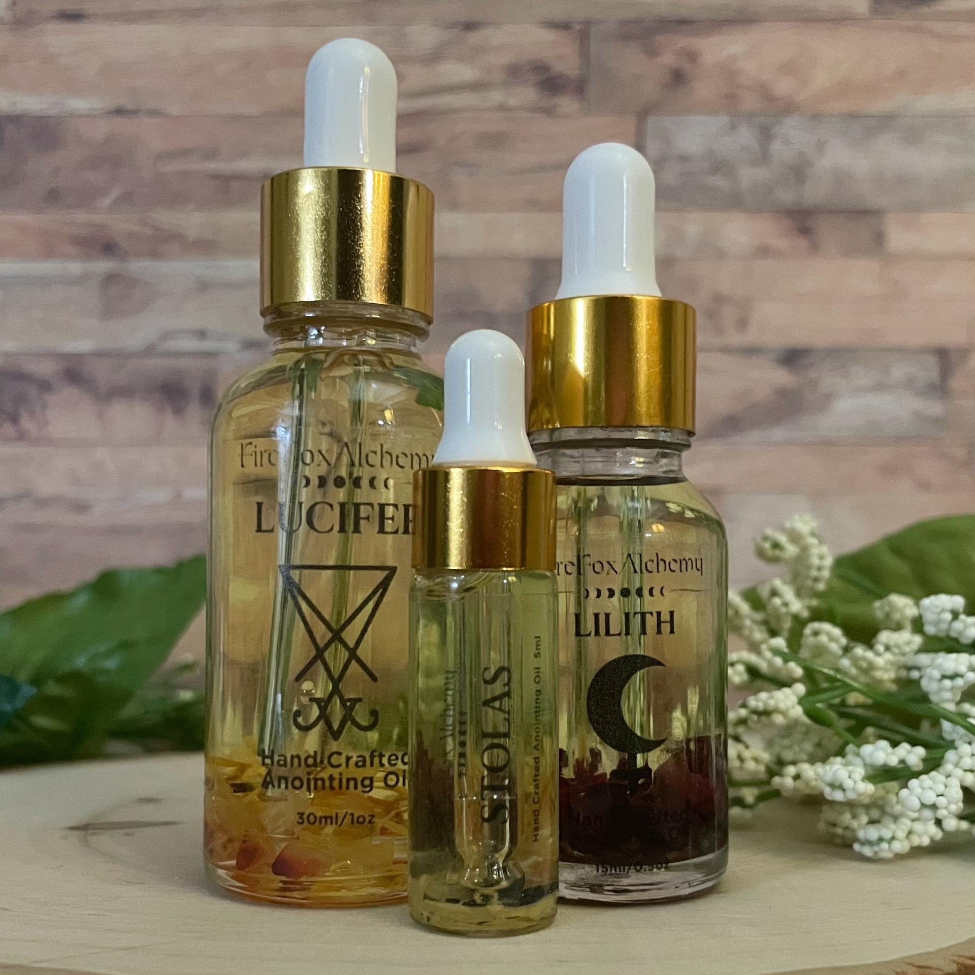 Angels, Infernals, and Saints Anointing Oils