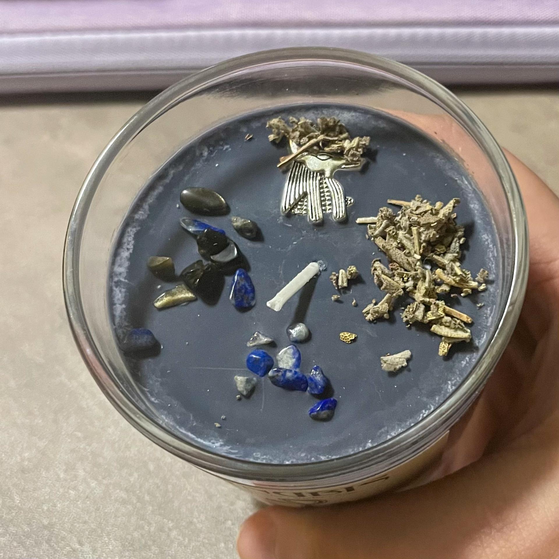 CLEARANCE: 8oz Anubis Candle (Display Unit)