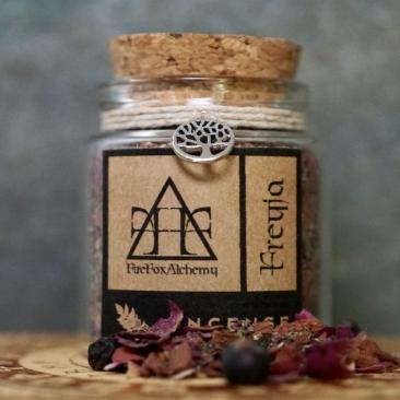 Freyja Loose Incense Blend. Norse Goddess of Love, Sex, Fertility, and Magic