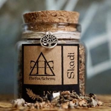 Skadi Loose Incense Blend, Norse Goddess of The Hunt and Winter, Ritual incense