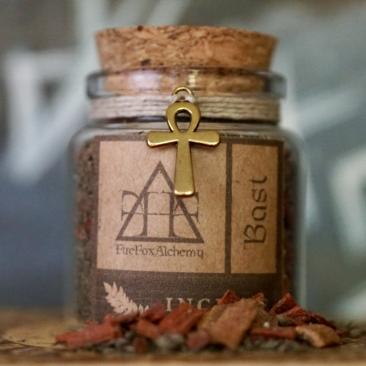 Bast loose incense blend: Egyptian Goddess of Cats and Protection.