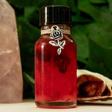 SHIMMERING ROSE™ Ritual Oil for Love, Passion, Goddess Work, Feminine Workings, Faerie Magic.