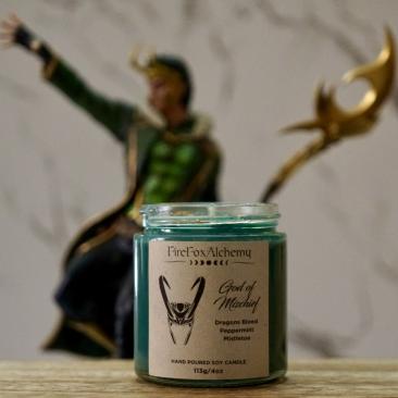 God of Mischief Fandom Candle