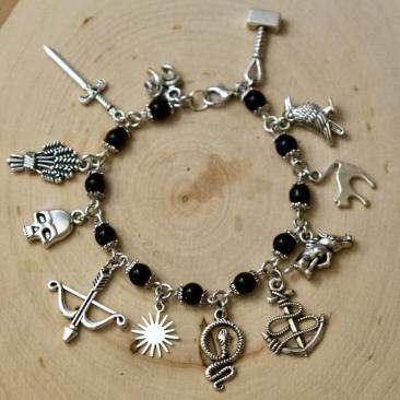Deluxe Norse Gods Pantheon Charm Bracelet 