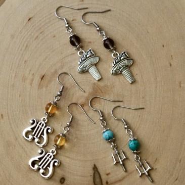 Greek Gods Simple Earrings 