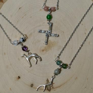Celtic 3 Beaded Necklaces 