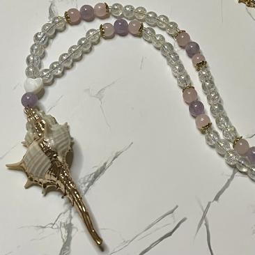 Angel Aura Quartz Prayer Beads for Aphrodite 