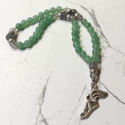 Aventurine and Labradorite Hermes Pocket Prayer Beads