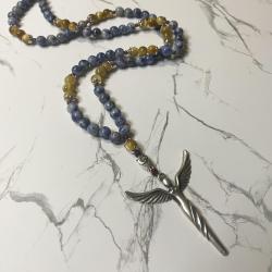 Sodalite and Tiger Eye Athena Nike Prayer Beads