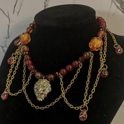 Red Lady: Sekhmet Necklace